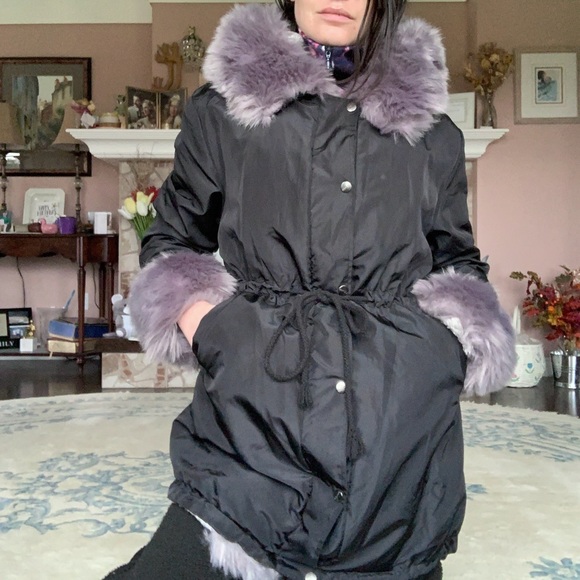 Roiiiii faux fur parka jacket - Picture 2 of 9